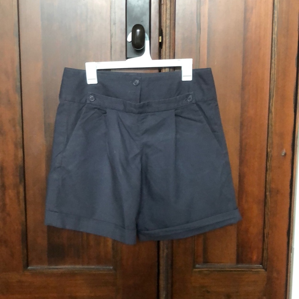 French connection pleated shorts